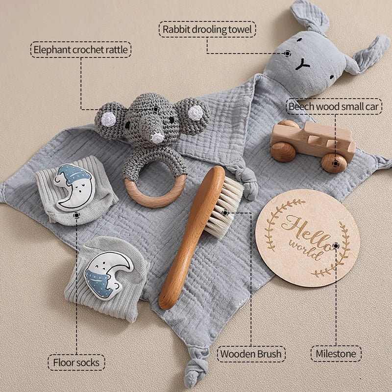 Gift Set Newborn, Natural Fabrics