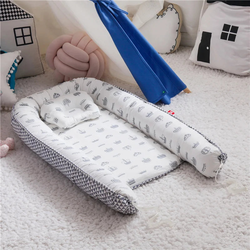 Baby Nest Portable With Pillow Cushion