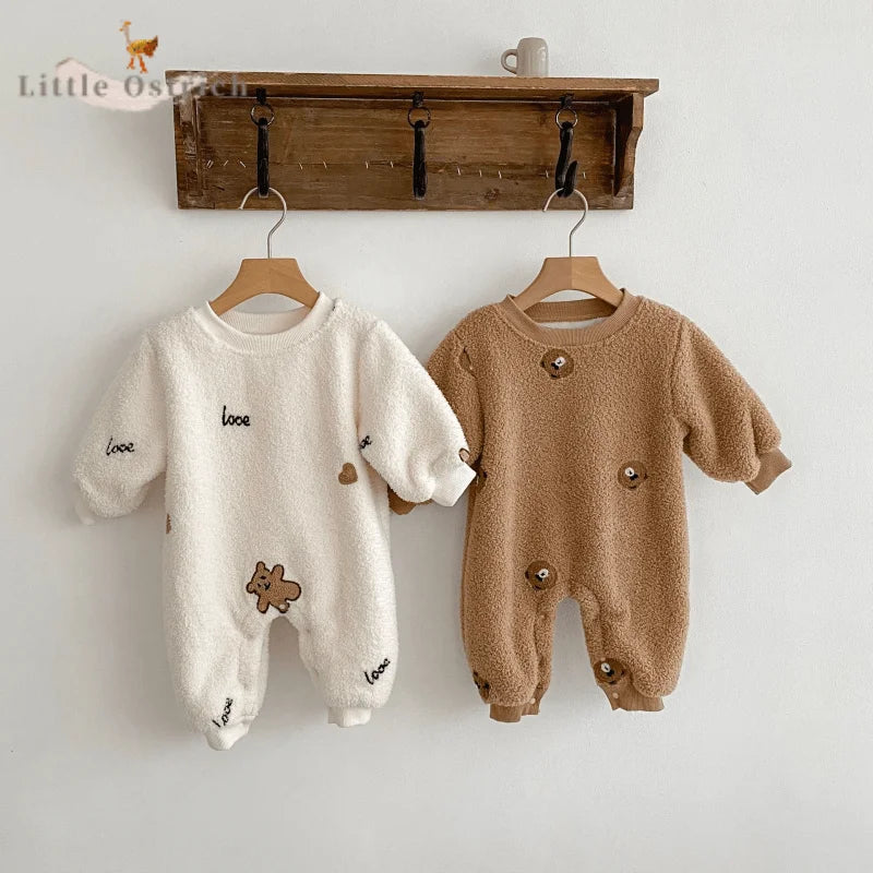 Fleece Jumpsuit For Winter  3-18M