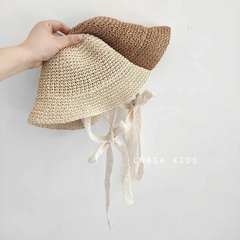 Petal Brim Straw Woven Hat