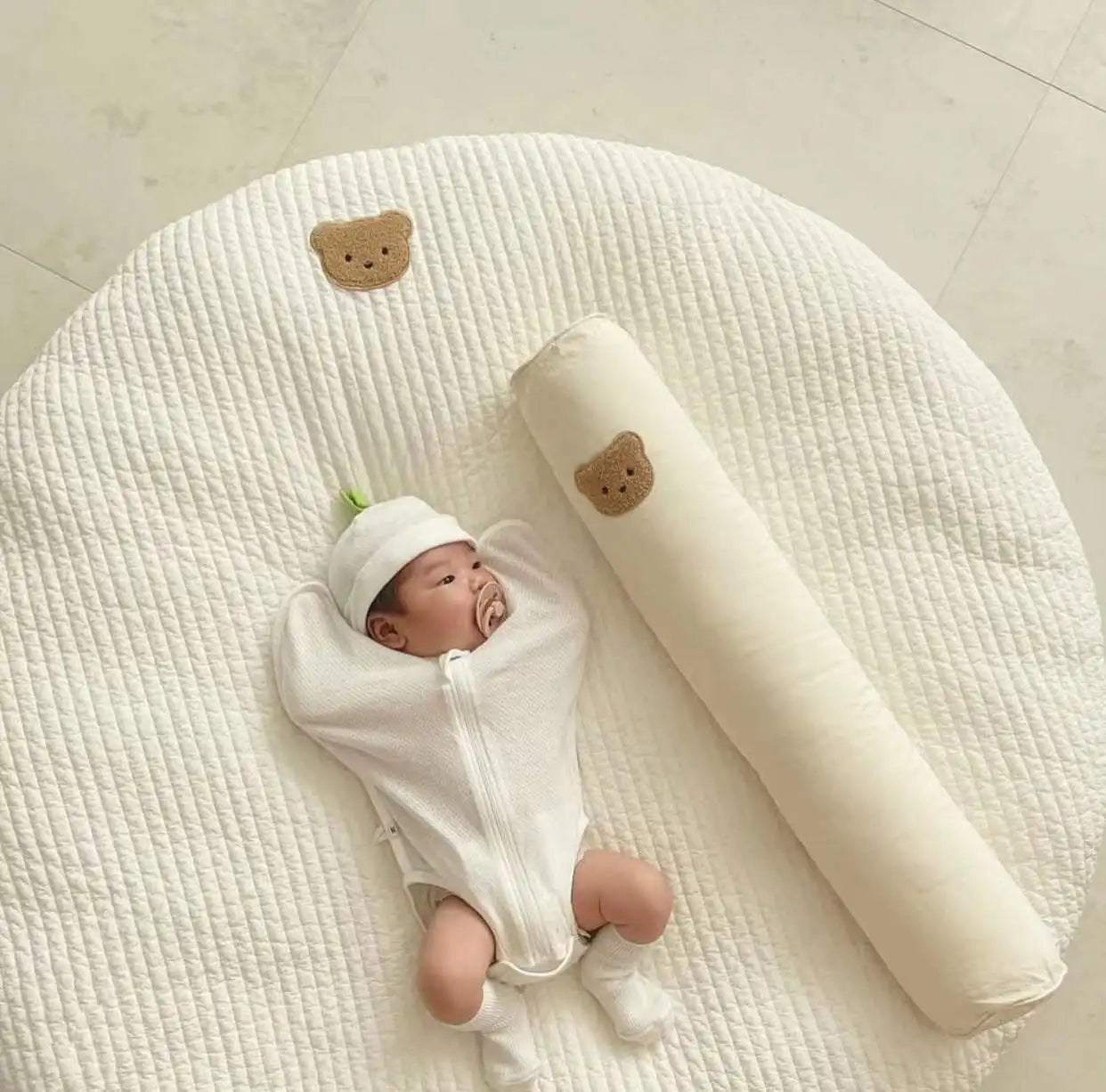 Baby Circular Crawling Mat Removable and Washable Floor