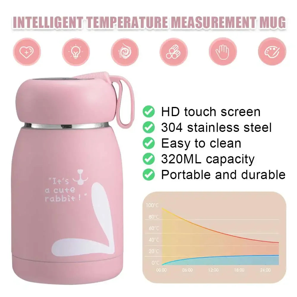 Thermos With Temperature Smart Display, Cute Baby Disign