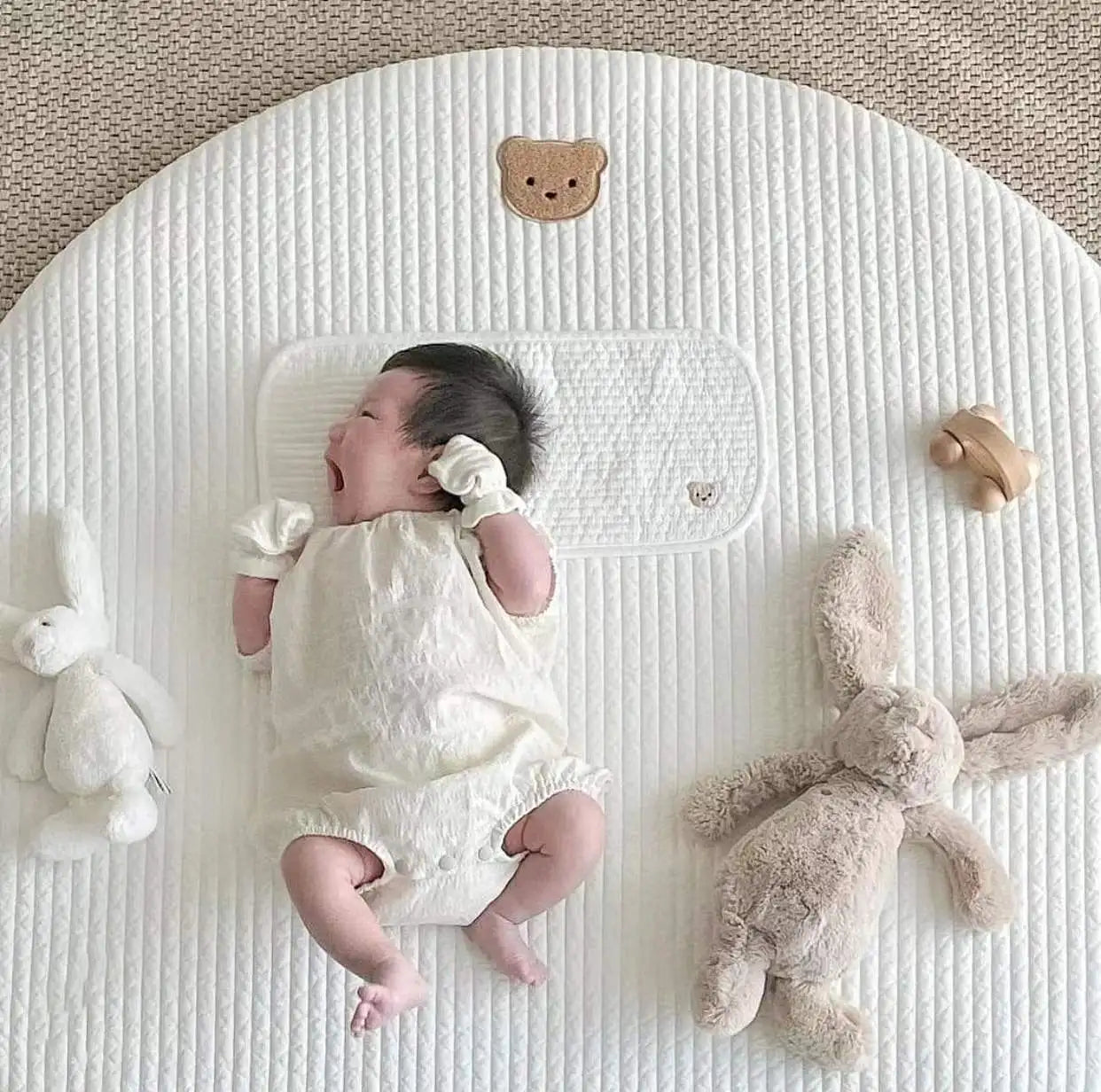 Baby Circular Crawling Mat Removable and Washable Floor