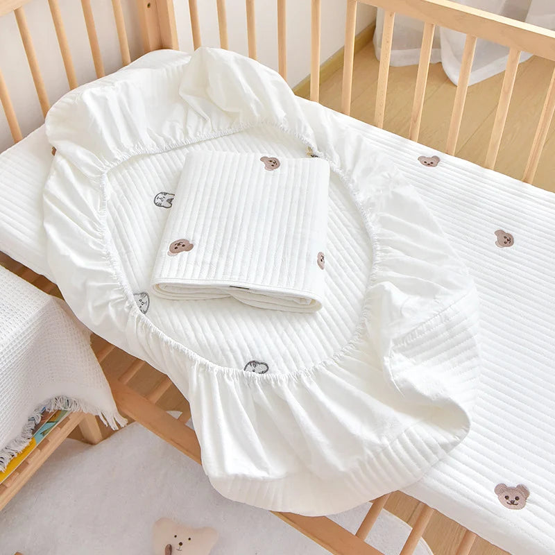 Fitted Sheets Soft Baby Bed Mattress