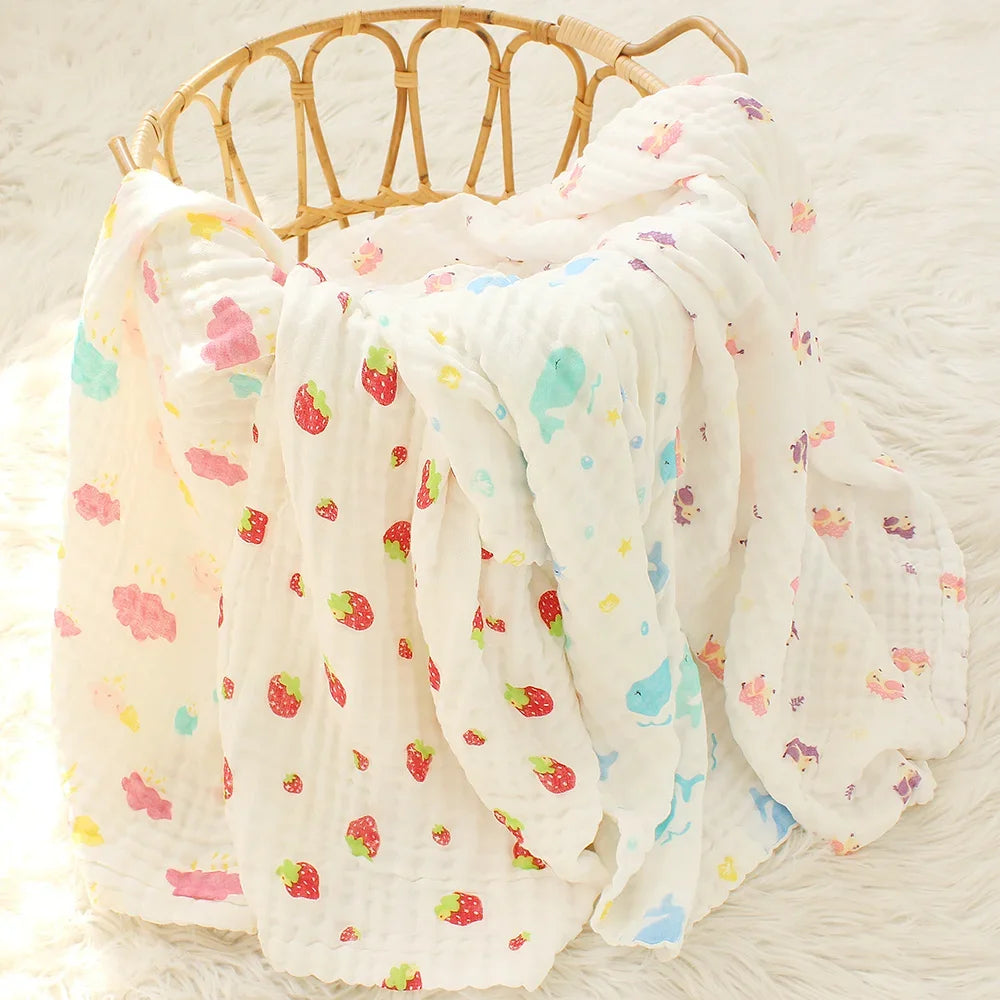 Bamboo Cotton Baby Blanket