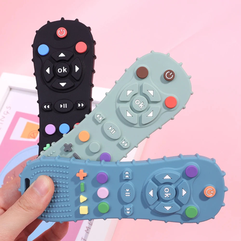 Silicone Teether, Simulation TV Remote Control Shape