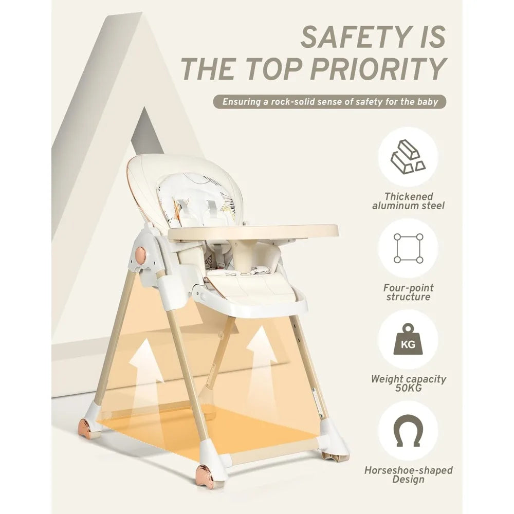 Baby High Chair, Foldable