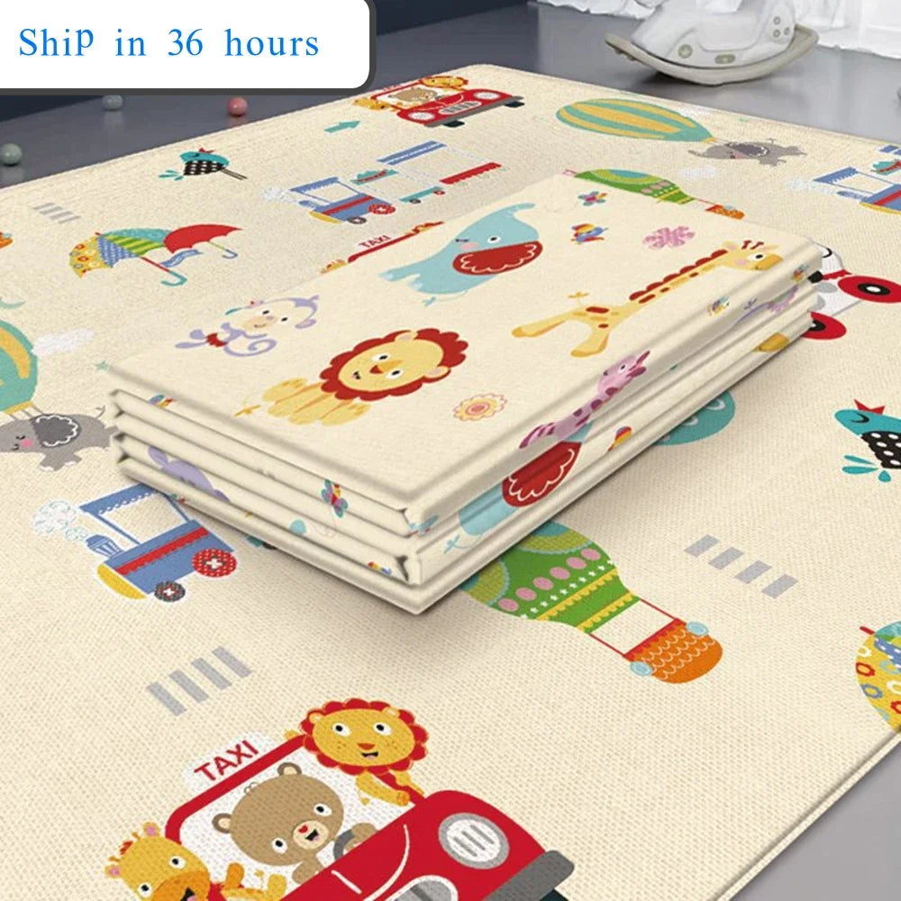 Non-Toxic Foldable Baby Play, Educational  Mat 180*100