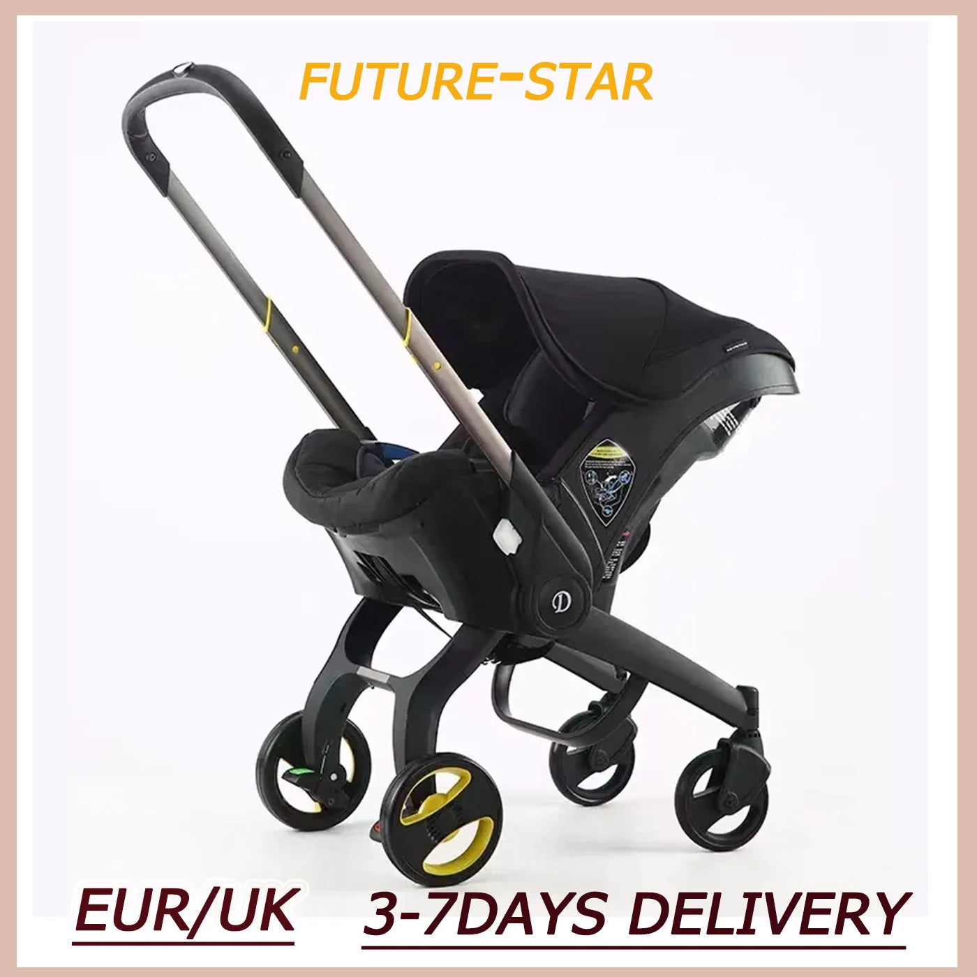 4 in 1 pram  Safety Cart Carriage  Travel System High Quality