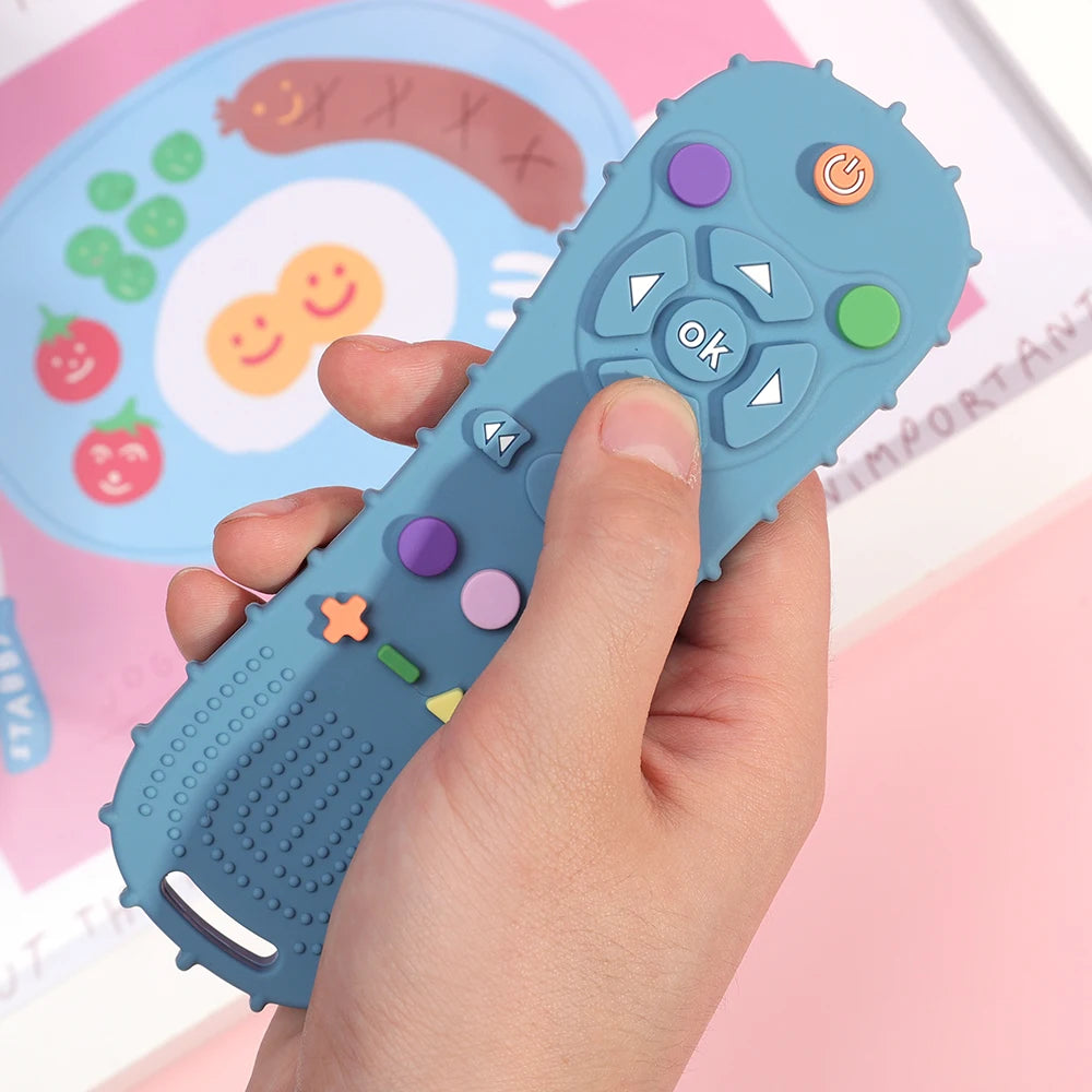 Silicone Teether, Simulation TV Remote Control Shape