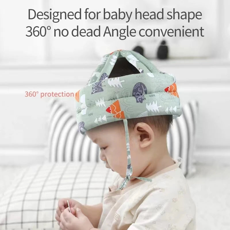 Baby Safety Helmet Head Protection Headgear. Crash Cap Adjustable