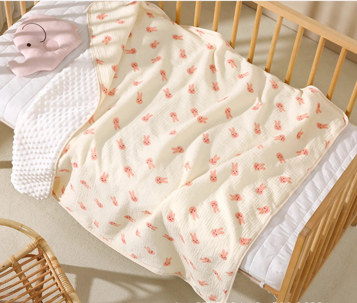 Newborn Baby Blanket, Cotton Swaddle