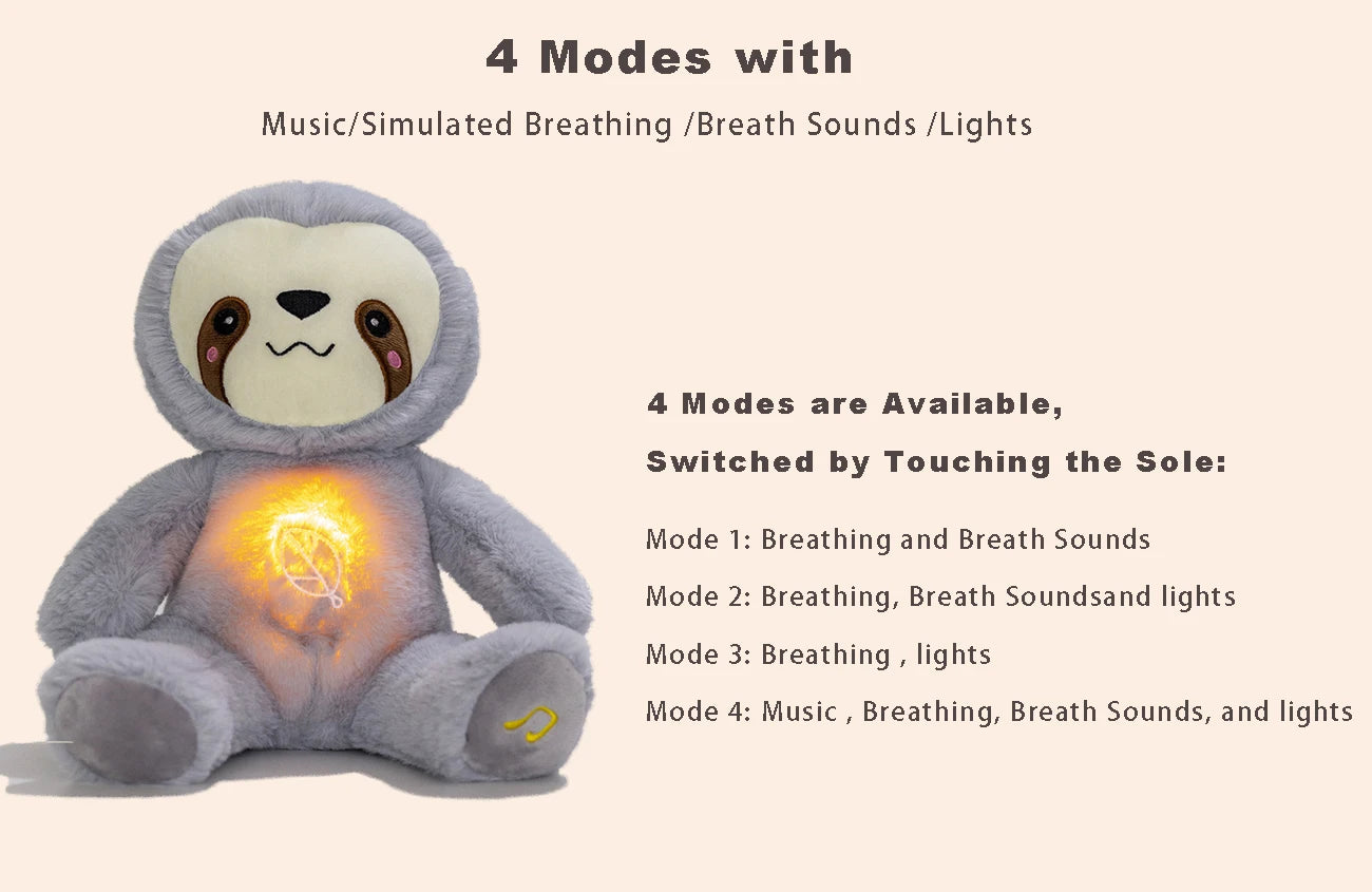 Breathing Sloth Toy  For Better Sleep