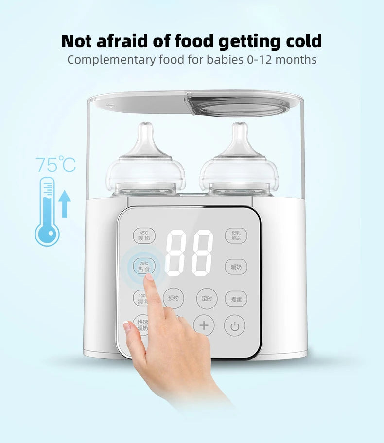 Esterilizer, Baby bottle warmer, multifunction Fast Baby Accesories Food Heater Milk Warmer Steriliser with ACcurate Temperature Control