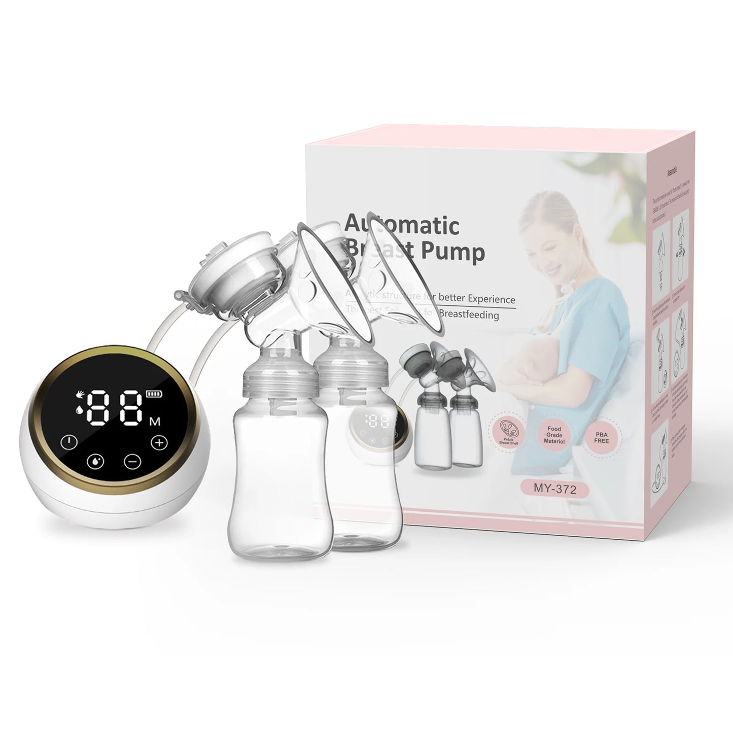 Electric Breast Pumps Silent Confort, BPA free