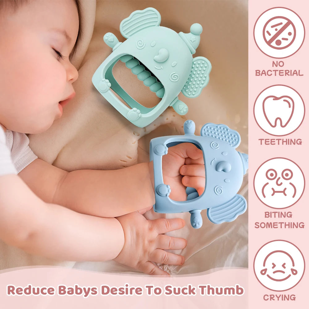 Baby Teether, Silicone, BPA Free