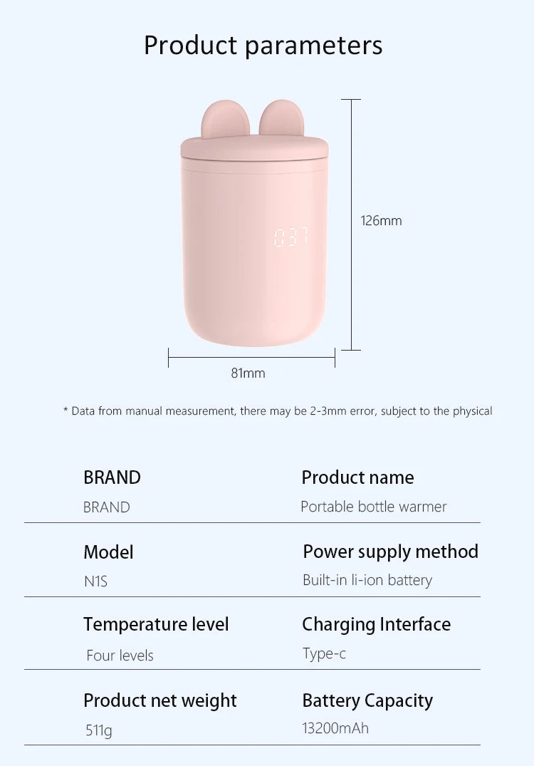 Portable Baby Bottle Warmer