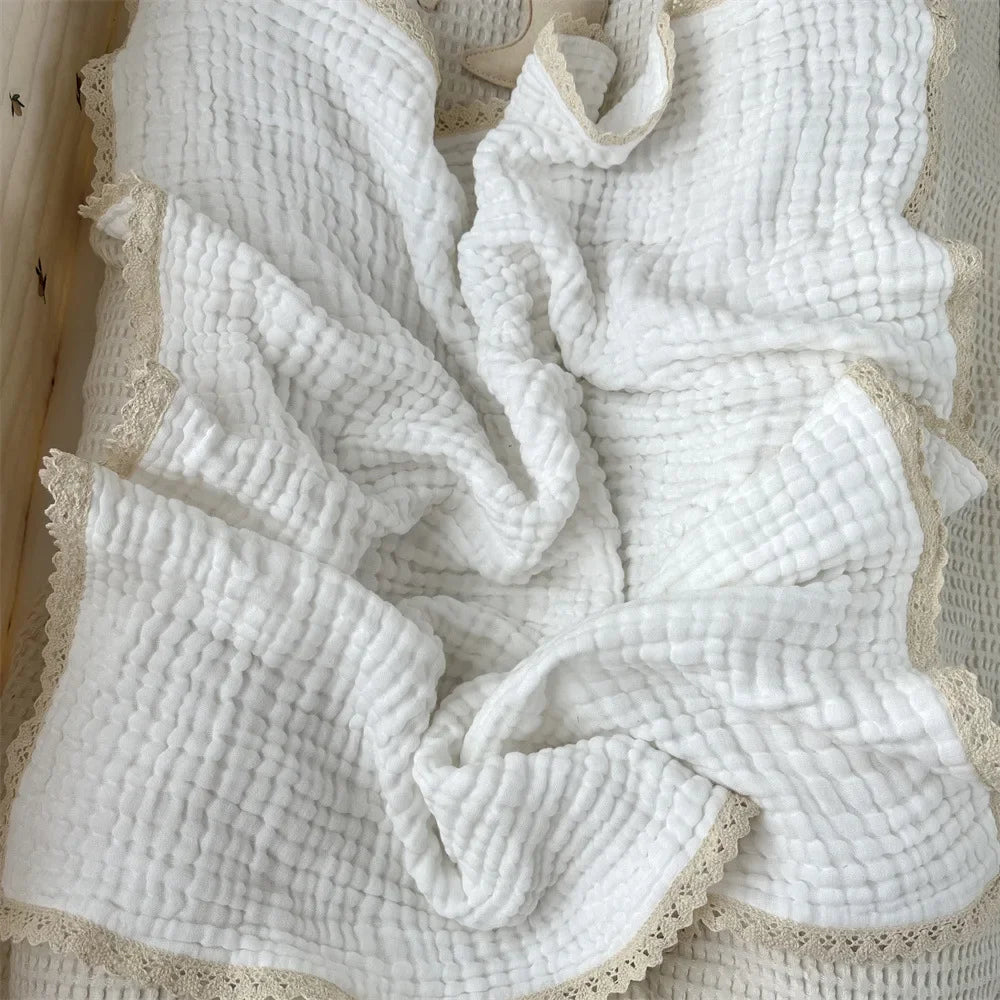 Muslin Swaddle Wrap, Crib Blanket