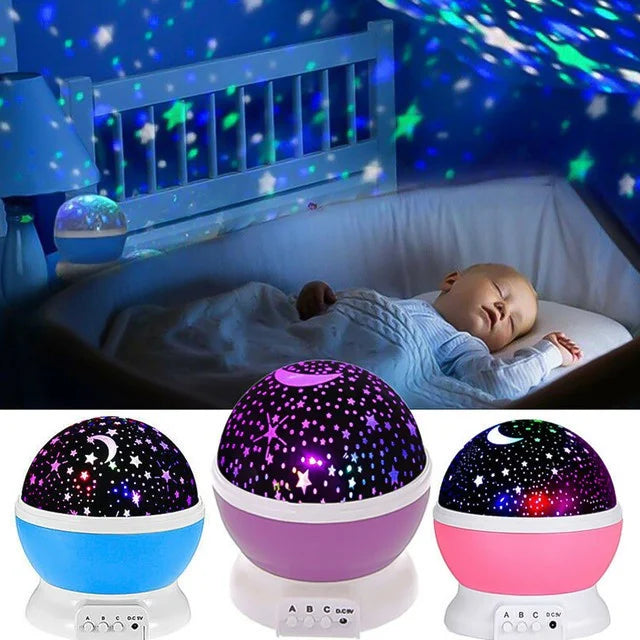 Lamp For Night With Star Proyector