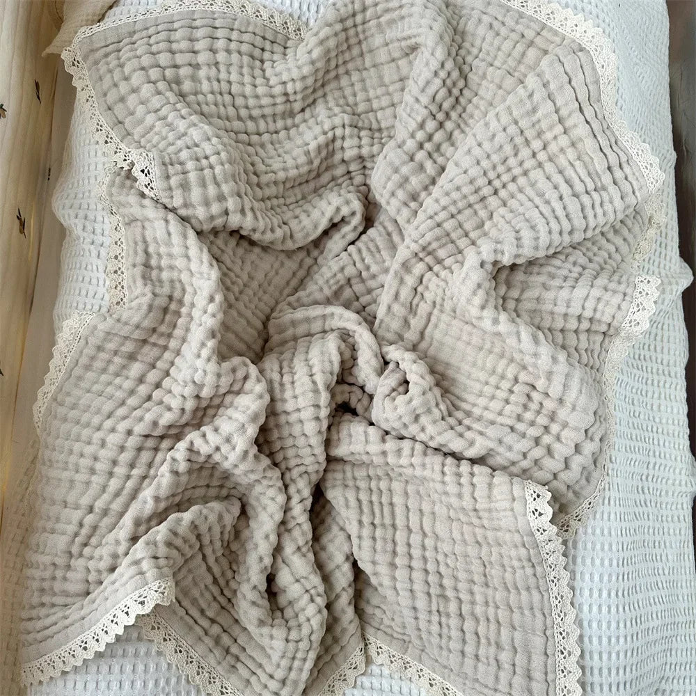 Muslin Swaddle Wrap, Crib Blanket