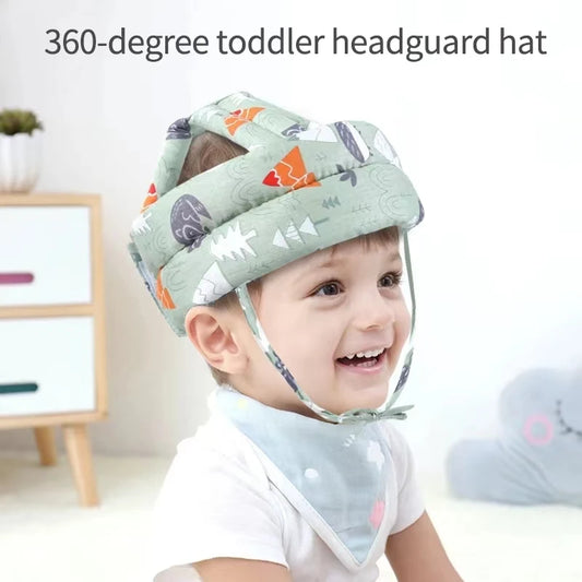 Baby Safety Helmet Head Protection Headgear. Crash Cap Adjustable