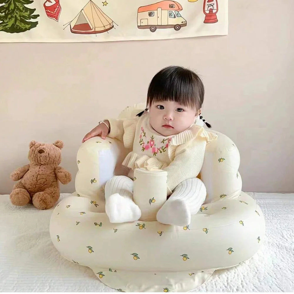 Inflatable Puff, Portable Bath Chairs PVC Multifuncional